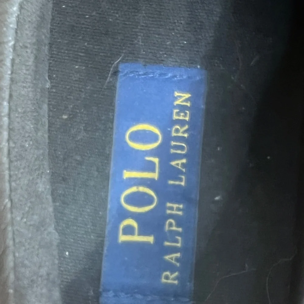 Polo Ralph Lauren Felton Leather Men's Low-Top Casual Sneakers, Black/White, 12 - Picture 3 of 13